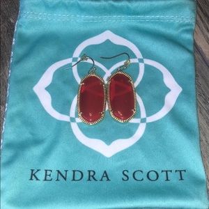 Kendra Scott Red Earrings